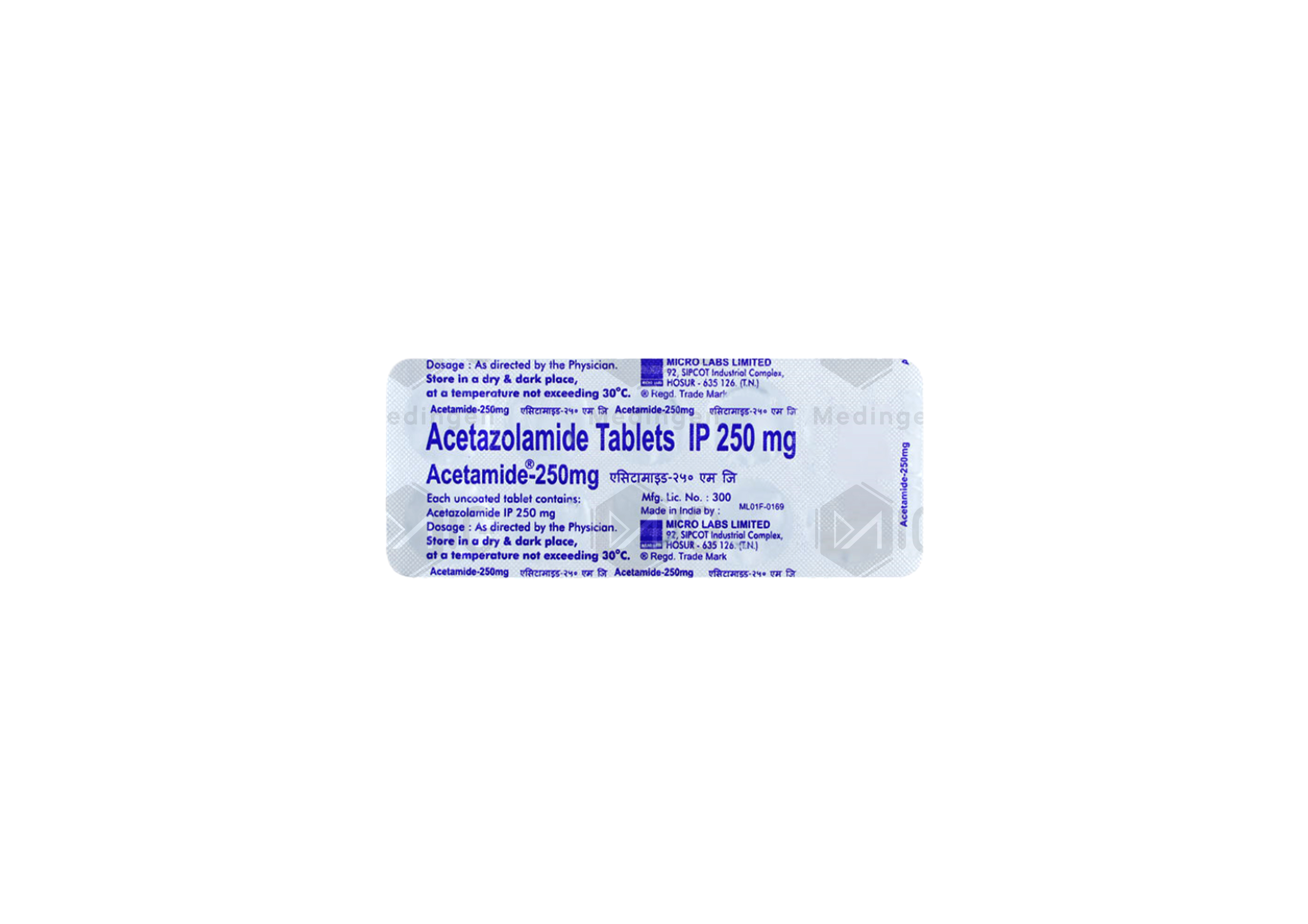 ACETAMIDE 250MG